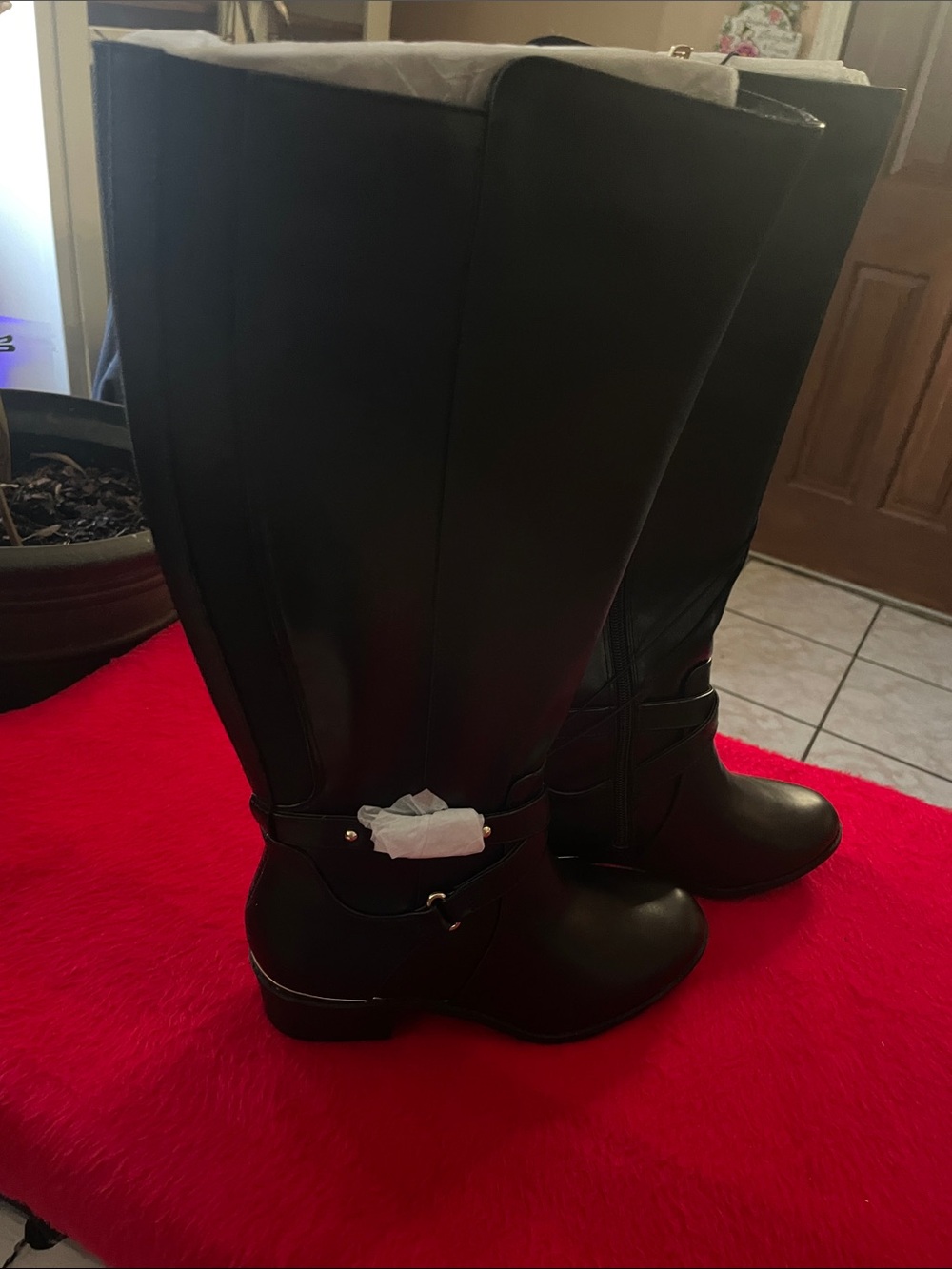 Liz Claiborne Black Over-the-Knee Riding Boots